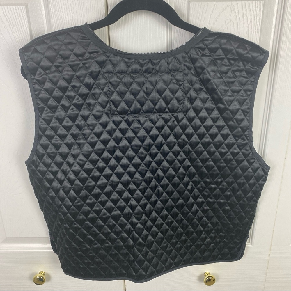 Harley Davidson Leather Jacket Women XS ZIP Out Liner Riding Black Off Center 50 - Picture 9 of 10